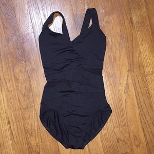 Gaynor Minden Fierce Ballet Leotard in Black